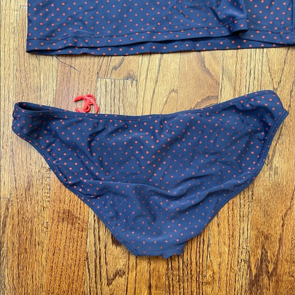 Zimmermann Navy And Red Polka Dot Tankini - Picture 5 of 8